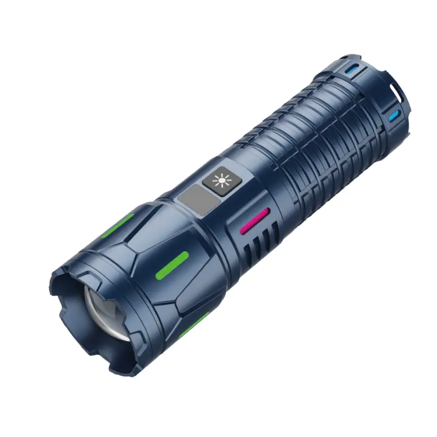 100W LED taktická svítilna USB dobíjecí