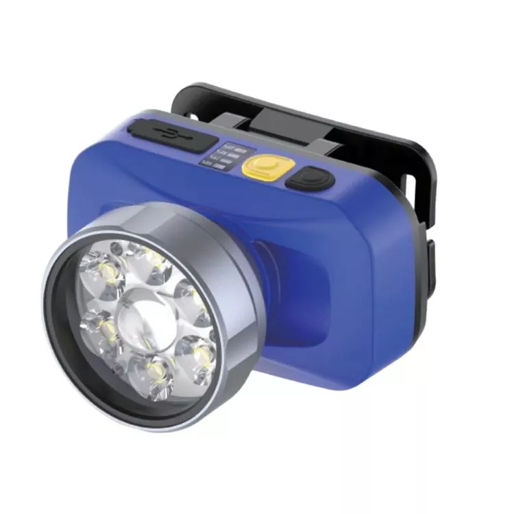 18650 Napájená bílá laserová LED čelovka pro venkovní použití
