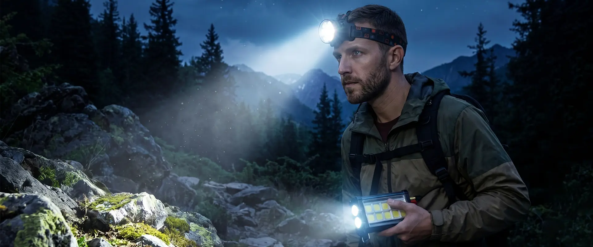 Profesionální LED čelovka Forest Tiger - přímo z výroby OEM