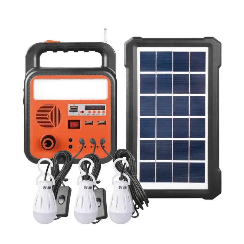 Dobíjecí sada 5W LED solární elektrárny