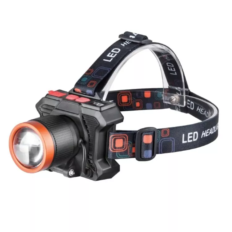 Bílá laserová 30W čelovka IP46 pro všechny noční venkovní aktivity