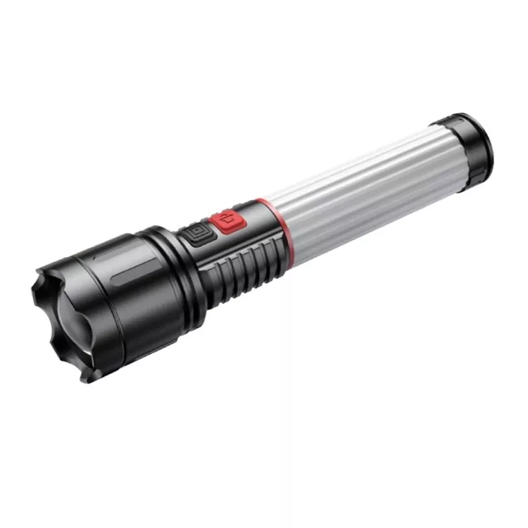 Přenosná LED svítilna s červeným a modrým výstražným světlem