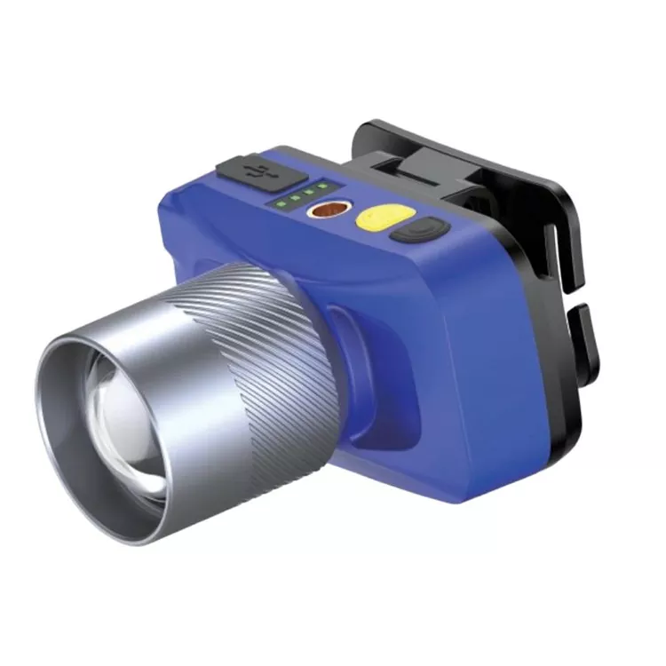 Ultra zářivě bílá laserová dobíjecí vodotěsná čelovka